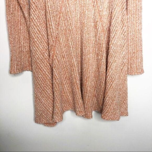 Basil Lola Ribbed knit Asymmetrical High Low Boho Slouchy Sweater Dress Tunic - Picture 8 of 8